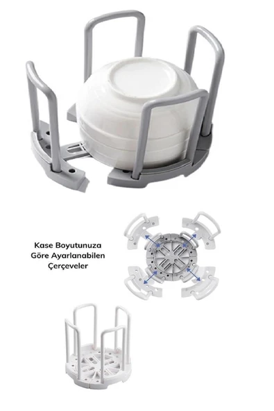 Bulaşık Kurutma Tutucu Tabak Bardak Kase Standı Mutfak Düzenleyici - 2
