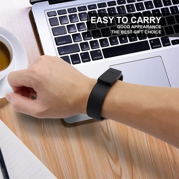 16GB Yeşil Silikon Bileklik USB 20 Flash Bellek - 7