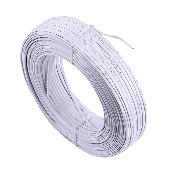 RJ11 Telefon Kablosu 4 Çekirdek 100 Metre Beyaz - 3