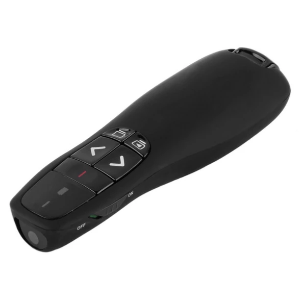 Multimedya Sunum Kumandası Lazer İşaretçi USB Alıcılı Siyah 15 Metre Kontrol Mesafesi R400 - 4