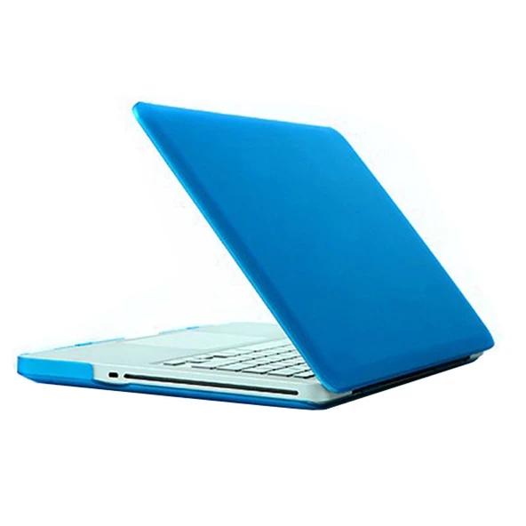Macbook Pro 13.3 inç A1278 Uyumlu Mat Sert Plastik Koruyucu Kılıf Bebek Mavisi - 2