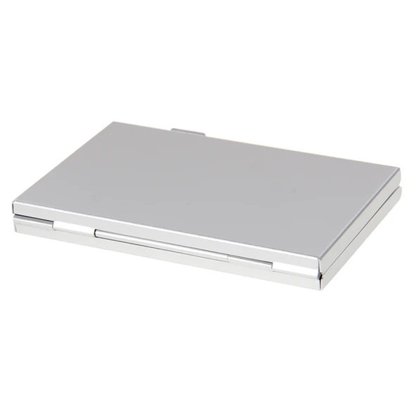 2x3 SD Kart Koruyucu Kutu - Alüminyum - Gümüş - 93x62x10mm - 3
