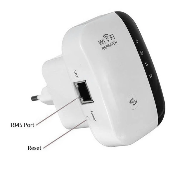 WS WN560N2 300Mbps Kablosuz N WiFi 80211n Menzil Genişletici Beyaz EU Fiş - 4