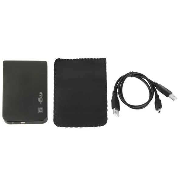 2.5 İnç SATA HDD Harici Kasa Siyah 126x75x13mm - 6