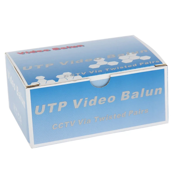4 Kanal Pasif UTP Video Balun CCTV için Bükümlü Kablo ile - 6