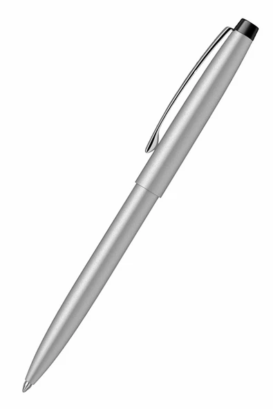 Basmalı Tükenmez Kalem Mavi Mürekkepli 1 Adet Metal Klipsli 1.00 mm Scrikss Sitriks Üstten Basmalı Kalem Tükenmez - 7