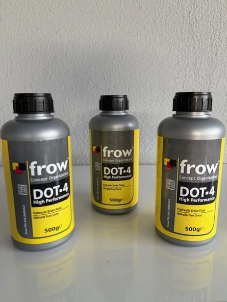 FROW DOT 4 FREN HİDROLİK YAĞI 500 ml  (2 li Set) - 3