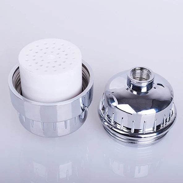 Banyo Su Arıtıcı Duş Musluğu Klor Filtresi 21mm Giriş 27mm Çıkış - 4
