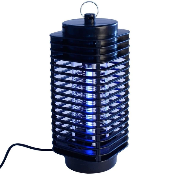 3W Mikrodalga Elektrikli Sivrisinek ve Böcek Öldürücü Tuzak Lambalı AC 220V EU Fiş Siyah - 2