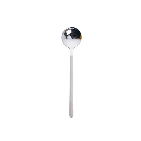Mini Paslanmaz Çelik Kahve Kaşığı 13cm Gümüş