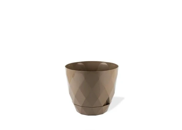 Omnipazar KRS-452 Yakamoz Tabaklı Plastik Saksı Takımı 1.3 Litre No 2