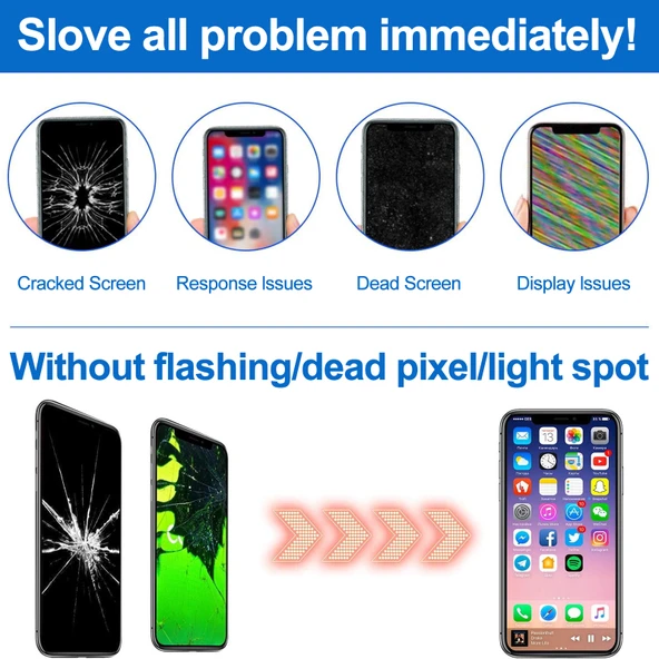 iPhone 6 Siyah Çerçeveli TFT LCD Ekran - 9