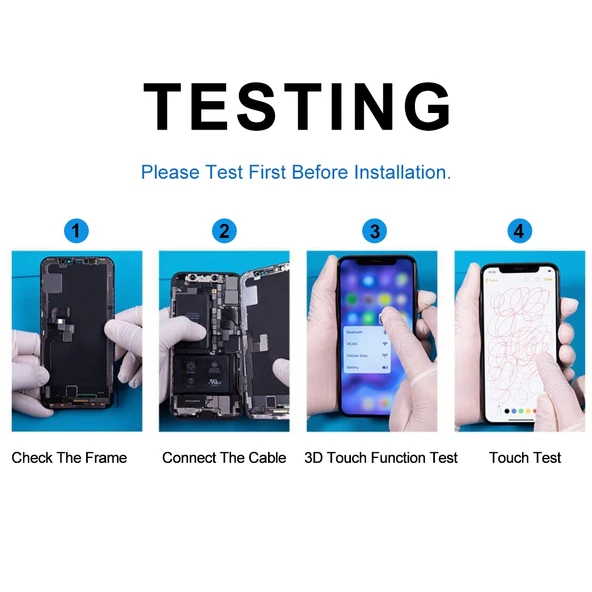 iPhone 6 Siyah Çerçeveli TFT LCD Ekran - 10