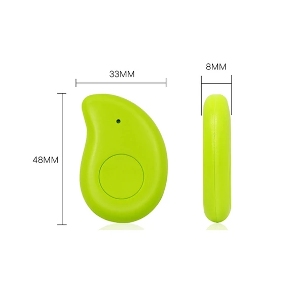 Beyaz Mini Akıllı GPS Takip Cihazı Pil Dahil Su Geçirmez Bluetooth Anahtar Cüzdan Çocuk Takip Cihazı - 3