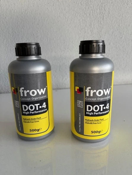 FROW DOT 4 FREN HİDROLİK YAĞI 500 ml  (2 li Set)