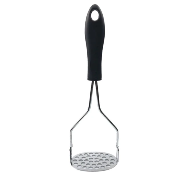 Renkli Plastik Saplı Paslanmaz Metal Patates Ezici Püre Yapıcı - 5