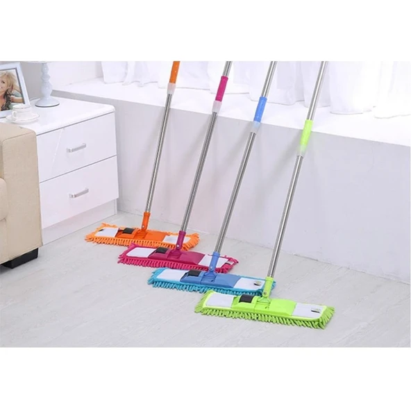 Paspas Yedeği Mikrofiber Makarna Mop Paspas Yedeği 60 Cm - 5