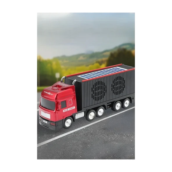 D45 Tır  Güneş Enerjili Bluetooth Hoparlör Fm-Aux-Usb Destekli Speaker - 5