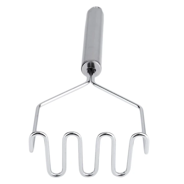 İnox Paslanmaz Metal Patates Ezici Püre Yapıcı 27 cm - 5