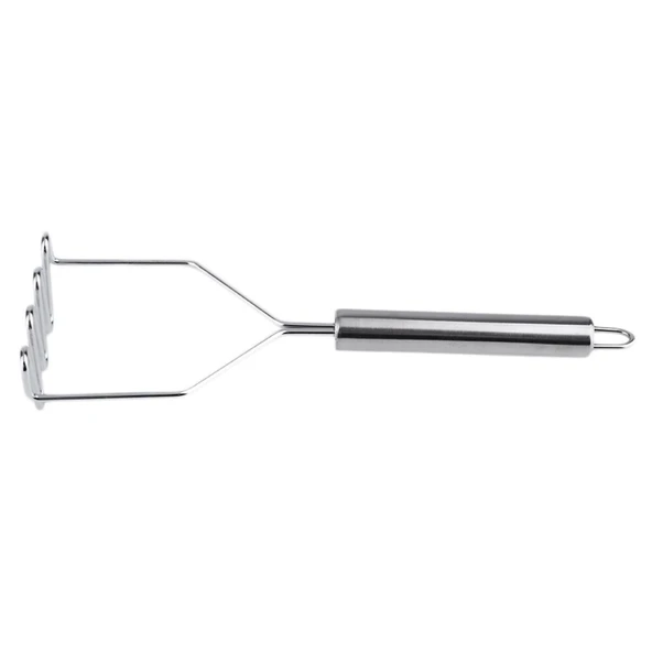İnox Paslanmaz Metal Patates Ezici Püre Yapıcı 27 cm - 4