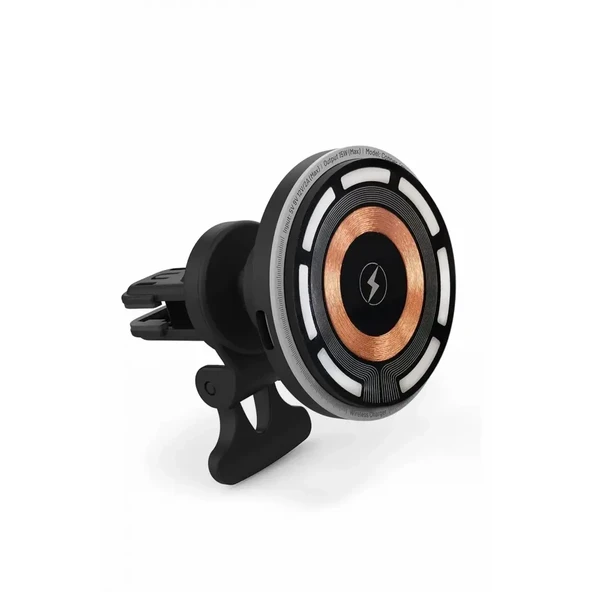 Acl 2in1, 15 Watt Mıknatıslı Havalandırma İçin Wireless Şarj AW19
