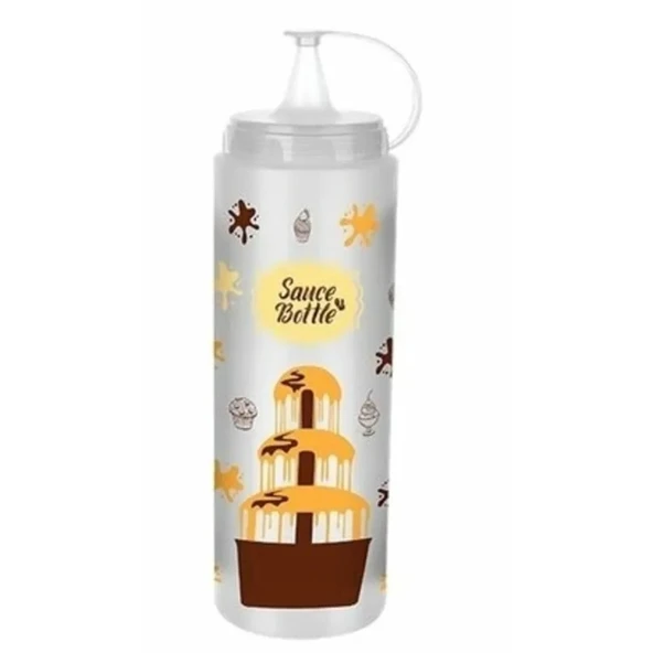 Çikolata Sos Şişesi - Şeffaf  - 700 ML - 7