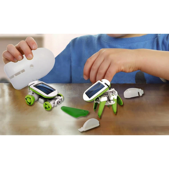 Solar Robot Mucit Kiti - 6 in 1 - 8