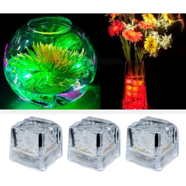Led Işıklı Buz Küpleri (3 Adet) - 6