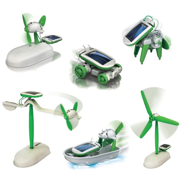 Solar Robot Mucit Kiti - 6 in 1 - 7