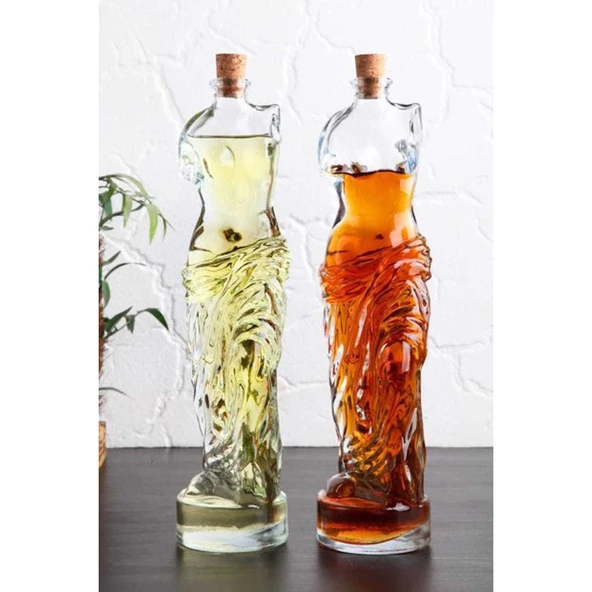 Venüs Yağdanlık - Kadın Figürlü Sirkelik Sosluk 700 ML 2 li Set - 9