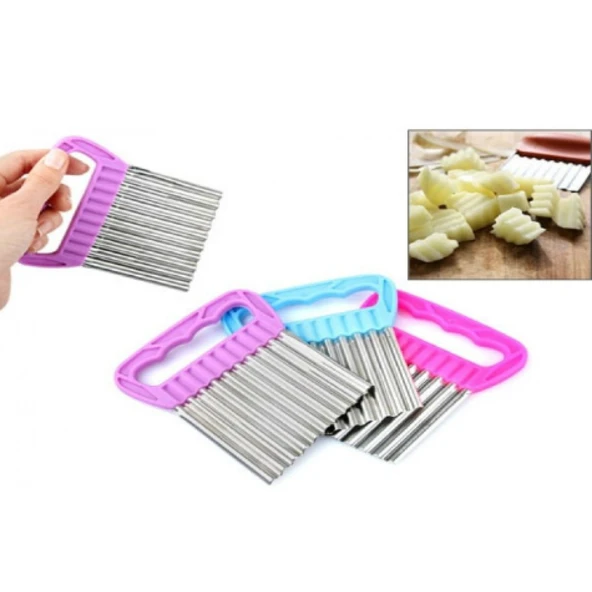 Pratik Kolay Patates Meyve Ve Sebze Dilimleyici Doğrama Bıçağı - 10