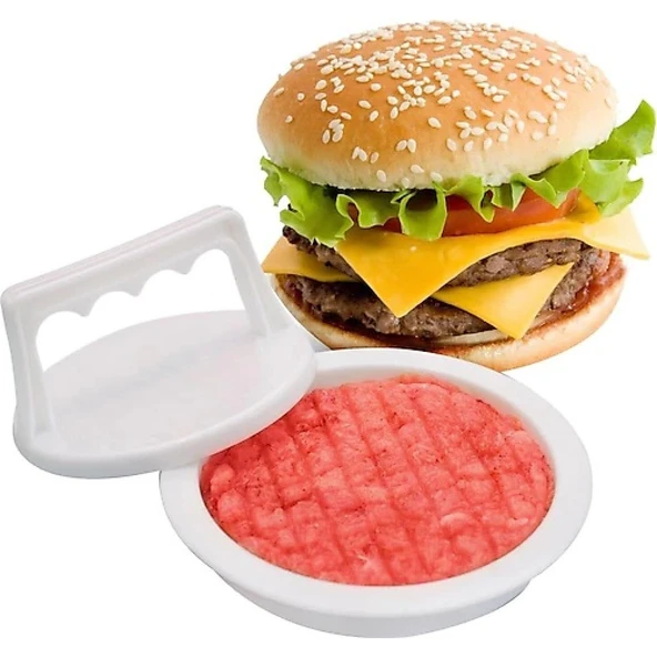 Hamburger Yapma Aparatı- Hamburger Pres Ve Köfte Kalıbı - 6