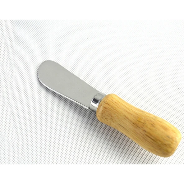 Tereyağı Bıçağı - Mini Spatula Ahşap Saplı 6 Adet - 17
