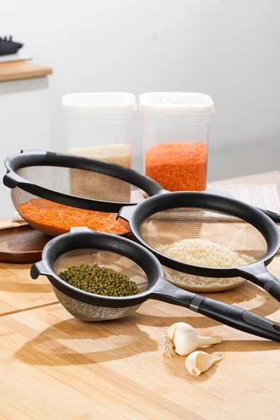 Porsima Et-00120 Tencereye Takılabilen 3 Boy Tel Süzgeç Seti - Resim 3