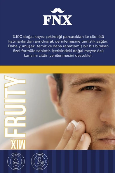 FNX Barber Face Scrub 500 Ml Karışık Meyve - 3