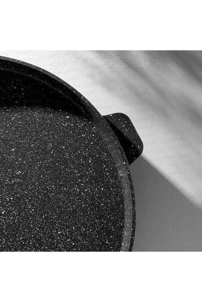 Nehir Dekorlu Granit Döküm Gözleme Tavası 36 CM - 4