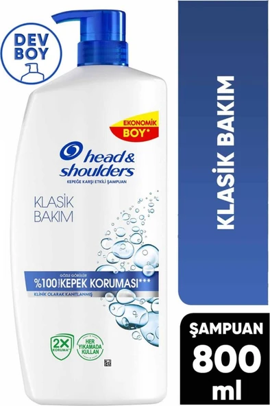 Head & Shoulders 2'si 1 Arada Klasik Bakım Şampuan 800 Ml Pompalı - Resim 2