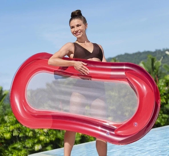 Deniz Yatağı Fileli Yatak 160x84 cm -KIRMIZI - 4