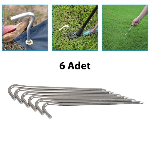 Madfox Skewer C-Kafa Çadır Kazığı 18cm 6Pcs - 2