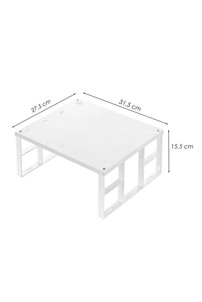 Porsima ORG-01 4lü Raf Düzenleyici - Dolap İçi Düzenleyici Raf - 6