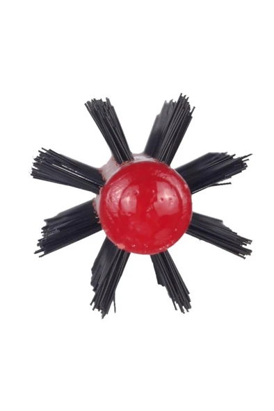 Rodeo Saç Fırçası Classic Model: 1019 Kırmızı Sap - Resim 4