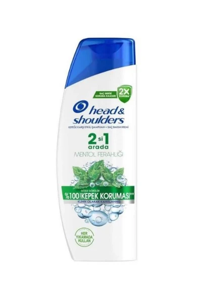 Head & Shoulders 2'si 1 Mentol Ferahlığı Şampuan 330 Ml