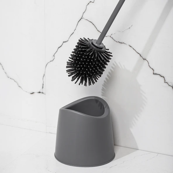 Porsima Sb-776 Silikon Wc Tuvalet Banyo Fırçası Klozet Fırçası An - 3