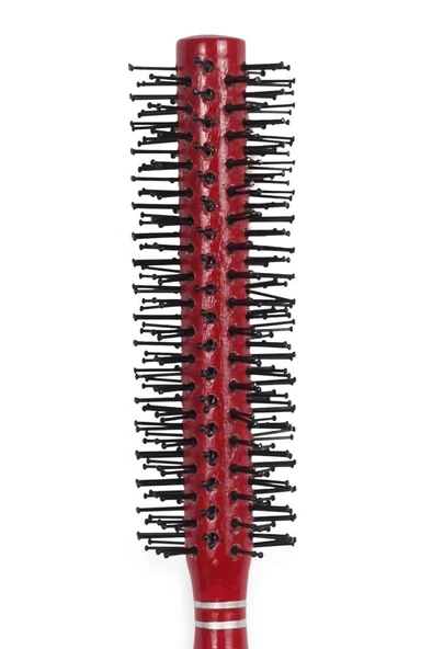 Rodeo Saç Fırçası Classic Model: 1016 Kırmızı Sap - Resim 3