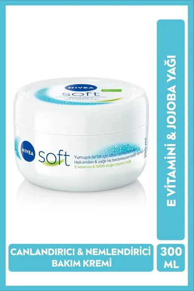 Nivea Soft Nemlendirici Bakım Kremi 300 Ml - Resim 2