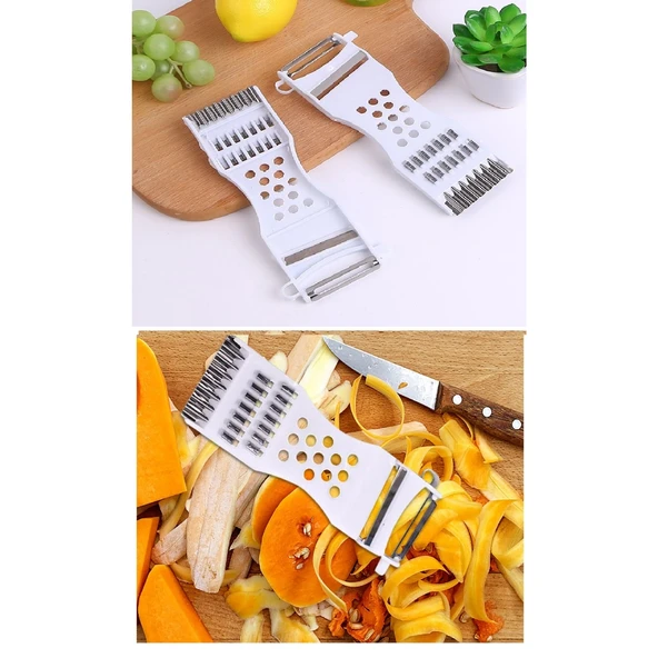 Rende Soyacak 5 Fonksiyonlu Sebze Meyve Soyucu Patates Havuç Salatalık Zencefil Doğrayıcı - 7