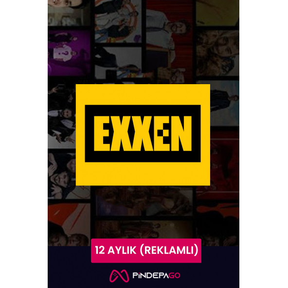 Exxen 12 Aylık Dijital Üyelik Kodu - Reklamlı