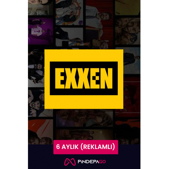 Exxen 6 Aylık Dijital Üyelik Kodu - Reklamlı