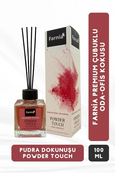 Farnia Premium Çubuklu Oda ve Ofis Kokusu 100 Ml Pudra Dokunuşu Powder Touch