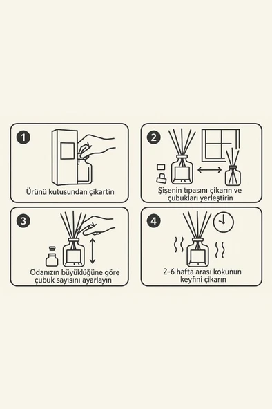 Farnia Premium Çubuklu Oda ve Ofis Kokusu 100 Ml Pudra Dokunuşu Powder Touch - 5